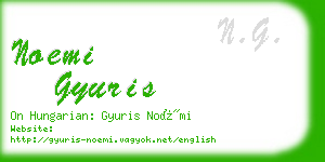 noemi gyuris business card